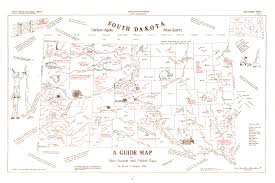 Guide Map For South Dakota Rockhounds Rock Hounding Map South Dakota