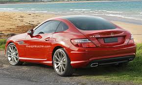 For its second generation, from 2004 to 2011, the slk amg was introduced with a v8 engine. Rendering Does The Mercedes Slk Slc Coupe Make Sense Coupe Autoevolution
