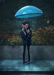 Rain By Guzz Soares Cartoon 3d Cgsociety Art Love Couple Love Cartoon Couple Love Couple Images