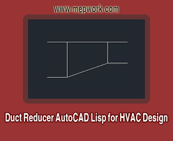 Duct Reducer Lisp For Hvac Design Autocad Lsp Hvac Design Autocad Hvac