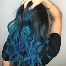 40 Fairy Like Blue Ombre Hairstyles Blue Hair Highlights Hair Styles Hair Highlights
