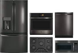 Your chance to buy more, save more on ge profile appliances ends july 31. Ge Gerecowodwmw103021 5 Piece Kitchen Appliances Package With French Door Refrigerator Dishwasher And Over The Range Microwave In Black Stainless Steel