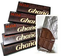 korea lotte ghana mild milk chocolate 5p set 34g 5 chocolate milk chocolate lotte