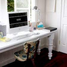 Also, there is a link on here for no sew roman shades. Pin By Evan Zislis On Long Narrow Desks Narrow Desk Guest Bedroom Office White Desk Bedroom
