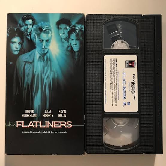 Flatliners VHS Tape 90s Sci-fi Horror Thriller Kiefer Sutherland - Etsy