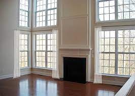 How To Dress Awkward Windows Where To Shop For Readymade Options Emily Henderson Family Room Windows Family Room Design Great Rooms