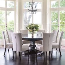 The laureaus 9 piece dining set showcases a cherry finished counter height table top resting upon an antique white finish pedestal, lending a lovely contrast in color. Canadel Classic 9 Piece 72 Round Dining Table Set Belfort Furniture Dining 7 Or More Piece Sets