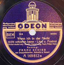 Franz Schier Franz Schier Mit Seinen Schrammeln Wenn Ich In Der Nacht Nicht Schlafen Kann I Muss An Doppelganger Hab N Shellac Discogs