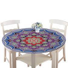 4.7 out of 5 stars. Buy Elastic Edged Polyester Table Cover Round Fitted Tablecloth 120cm Soft Backing At Affordable Prices Free Shipping Real Reviews With Photos Joom