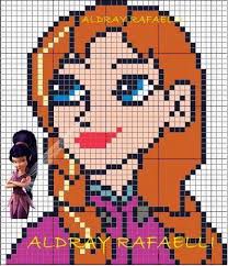 Epingle Par Sjmartinez Sur A To Lubi Jadzia Point De Croix Reine Des Neiges Dessin Quadrille Anna Reine Des Neiges