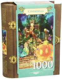 Contains 1000 piece puzzle is made of sturdy recycled cardboard. Robot Check Cinderella Book Classic Fairy Tales Disney Puzzles