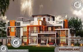 4 bedroom stunning mix designed modern home in 2997sqft free plan. House And Floor Plans 70 Two Storey Residential House Plans Online