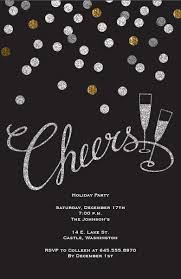 Vertical Flat Invitations 5 X7 Enter Your Text New Years Eve Invitations Cocktail Party Invitation Party Invite Template