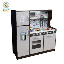 tk007)espresso vintage toy kitchen set