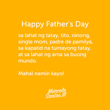 Do you know what to say to your tatay in tagalog? Marcelo Santos Iii On Twitter Happy Father S Day