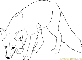Easter egg hunt coloring page, pdf printable. Hunting Fox Coloring Page For Kids Free Fox Printable Coloring Pages Online For Kids Coloringpages101 Com Coloring Pages For Kids