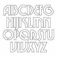 You may download or print these alphabet letter templates for classroom projects and activities. Printable Letter Stencils Pdf Novocom Top