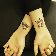 Crown Tattoos With Names Google Search Best Couple Tattoos Name Tattoos Name Tattoos On Wrist