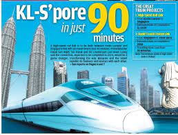 It was first proposed by then malaysian prime minister najib razak in september 2010. Malaysia And Singapore To Be Connected By A 90 Minute Bullet Train Vulcan Post