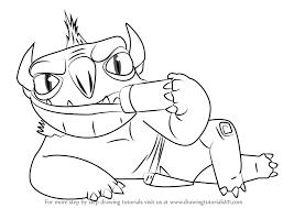 Learn How To Draw Notenrique From Trollhunters Trollhunters Step By Step Drawing Tutorials Cool Coloring Pages Coloring Pages Coloring Books