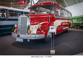 Tourist Bus Mercedes Benz O3500 1950 Stock Image