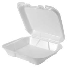 Made from flexible polystyrene and a hinged lid. Foam Hinged Containers Clamshell Takeout Containers And Carryout Containers