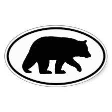 Black Bear Silhouette Bear Silhouette Bear Stencil Black Bear