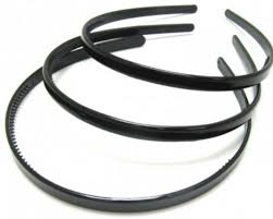 Buy the best and latest hair band on banggood.com offer the quality hair band on sale with worldwide free shipping. Set Of 3 Black Plastic Alice Hair Bands Headbands 1cm 0 4 Amazon Co Uk Beauty