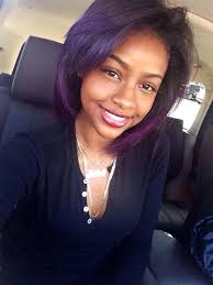 First, you'll need to bleach the bottom layer of your black hair. Dark Skin Purple Hair Dye For Black Hair Novocom Top