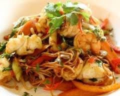 Wok De Poissons Varies Aux Legumes Sauce Aigre Doux Recette Recettes Wok Recette Asiatique Recette Poisson