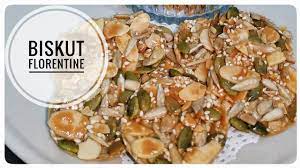 Sedapnya resepi ayam masak kurma serta tiramisu air tangan fikry ibrahim & shatorah ni. Biskut Florentine Crunchy Caramel Almond Cookies Biskut Raya Paling Senang Youtube
