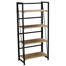 By furniture of america $ 2193 35 Workspace Folding Bookcase Oak The Warehouse