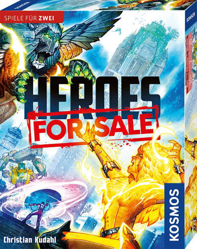 Amazon.com: Kosmos 741839 Heroes for Sale, Duel Card Game, Game for Two,  Trading Card Game Feeling, Cool Superhero Deck