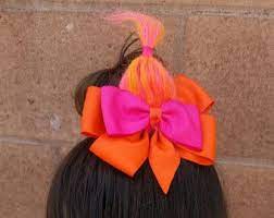 Poppy Head Piece Hair Accessory Trolls Hair By Diddydarlings Accesorios Para Cabello De Ninas Monos Para El Cabello De Boutique Lazos