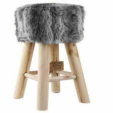 Waschbare wasserdichte haustier stuhl abdeckung für sofa, bank, coach custom made sessel slipcover schutz von schmutz, verschüttet, kratzer & fell. Fellhocker Hocker Sitzhocker Shemel Fusshocker Holz Felloptik Stuhl Fell Neu Ebay
