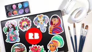 How To Make Sticker Packs On Redbubble How To Make Stickers Sticker Paper Crafts Disney Diy Crafts