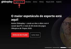 Acesse o globoplay na web (globoplay.globo.com) e clique na aba agora na tv; 1enl1ephndnorm