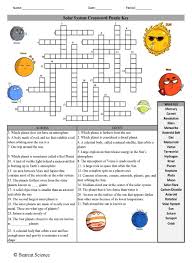 Solar System Crossword Crossword Puzzle Solar System Crafts Crossword