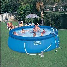 Intex Piscine Easy Set 488 X 122 Cm Easy Set Pools Swimming Pool Kits Inflatable Pool