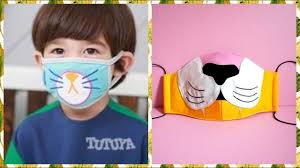 Cute Face Mask Craft Ideas For Kids Surgical Face Mask Ideas For Kids Youtube In 2020 Face Masks For Kids Mask For Kids Cute Faces