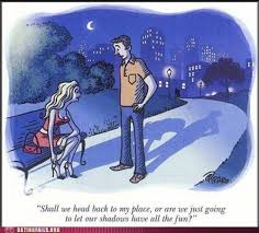 Man Your Shadow Moves Fast Funny Cartoon Pictures Funny Cartoons Naughty Humor