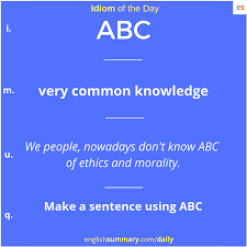 Abc Idiom Meaning In English Idiomandphrases Idioms And Phrases English Words Advanced English Vocabulary