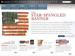 Star Spangled Banner The Flag That Inspired The National Anthem From Smithsonian S Museum Of American History Star Spangled Banner Teaching Music War Of 1812