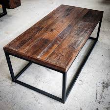Reclaimed Barn Board Coffee Table Just Completed For A Client This Is A Nice Dark Stained T Dark Wood Coffee Table Coffee Table Wood Coffee Table Metal Frame