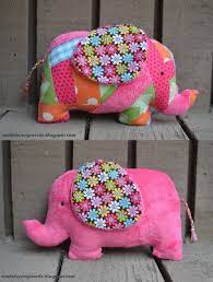 Elephant Stuffed Animal Tutorial With Pattern Sewing Stuffed Animals Stuffed Animal Patterns Plushie Patterns
