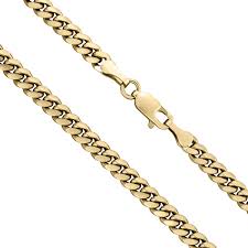 Cuban link chain crafted in luxurious 10k or 14k gold. 24 Inch Cuban Link Chain In 14k Gold The Jewelry Exchange