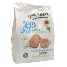 Raccogliere i biscotti secchi in un sacchetto di plastica e tritarli con il matterello fino a ridurli in briciole. Biscotti Bio Integrali Di Avena 300g Senza Latte E Senza Uova Piu Bene