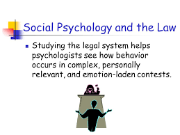 Social Psychology And The Law Ppt Download