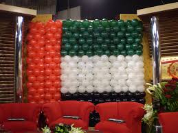 Flag Balloons Uae National Day Uae Flag National Day