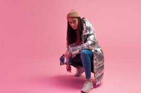 Young puffy ретвитнул(а) marcus rashford mbe. Stylish Fashionable And Modern Young Woman In A Puffy Light Down Jacket The Jacket Is A Silver Metallic Color Stock Photo Image Of Cool Outfit 172654572
